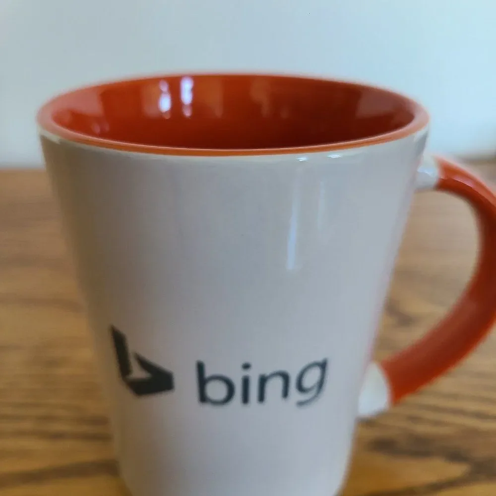 Bing Logo Extra Large Ceramic Coffee Mug For Coffee Latte Cappuccino Tea & More